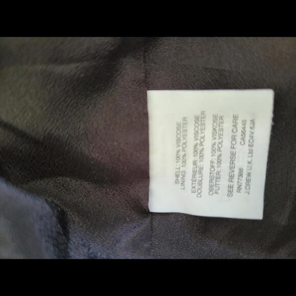 J CREW large (?) Black mini dress with ruffles - Picture 5 of 6